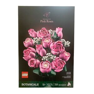LEGO Botanicals Bouquet of Pink Roses Building Set, 10374, 789 Pieces